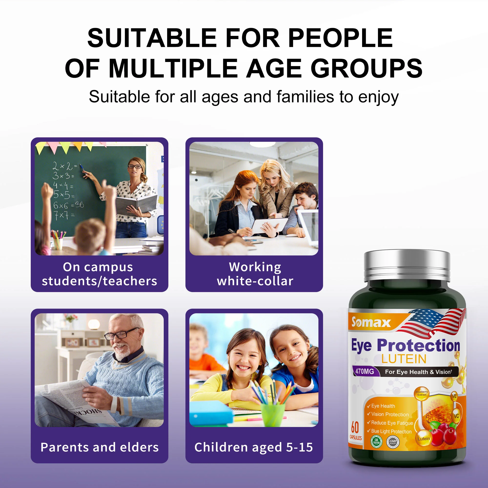 Somax Eye Protection Somax护眼叶黄素产品