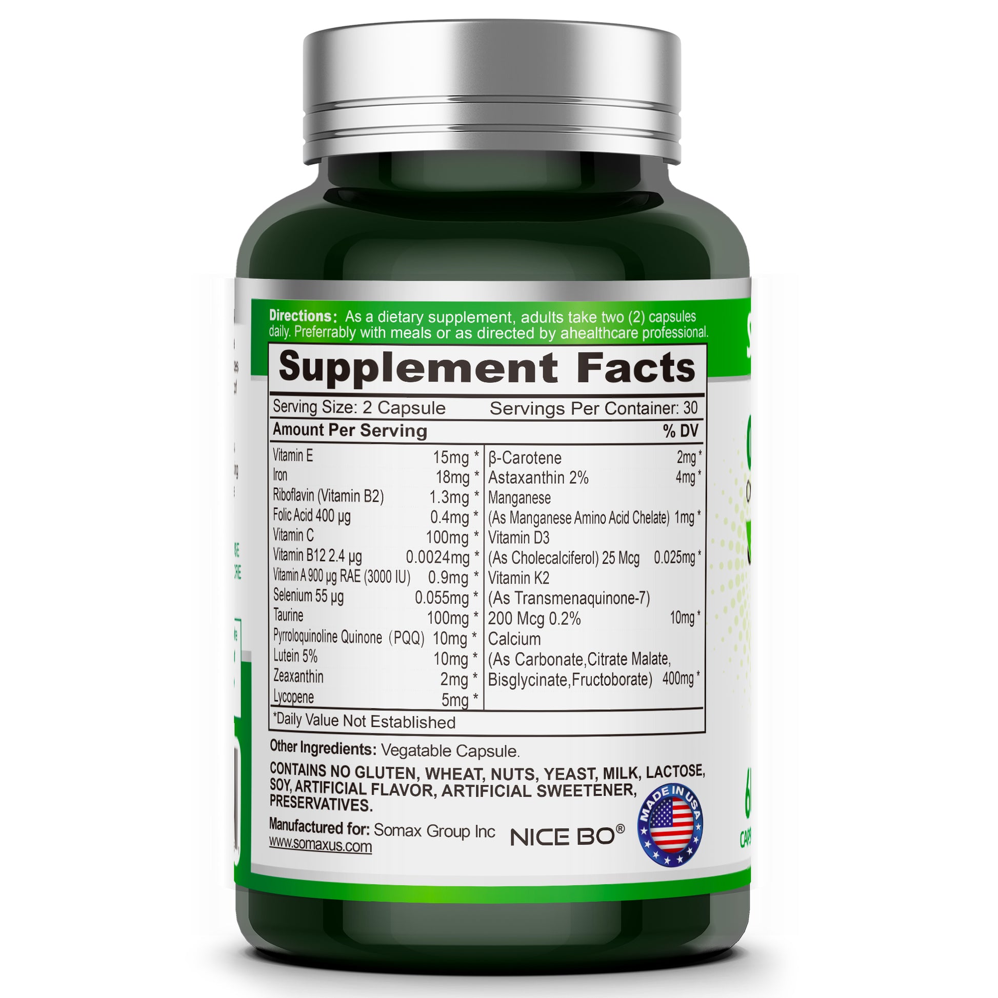 Somax综合维生素营养补充剂